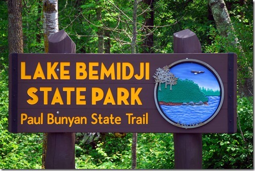 Lake Bemidji Sign
