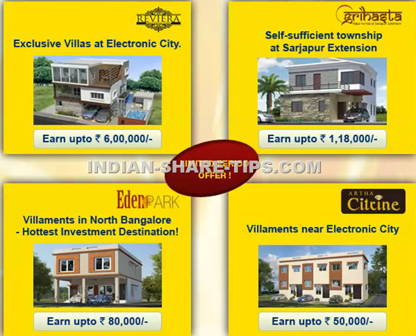 Earn referral commission on properties in Bangalore