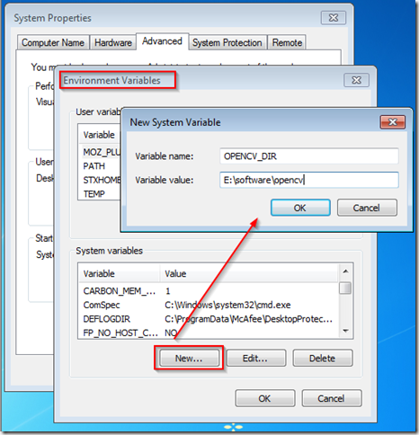 Visual Studio Express: How to implement system variables on Visual C++ ...