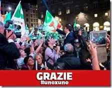 Matteo Renzi ringrazia i suoi elettori
