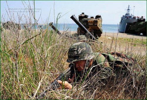 Фото с учений Южной Кореи и США