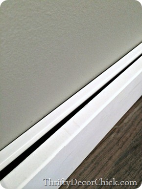 How To Install New Baseboards Without Removing The Old From Thrifty Making Baseboards Taller