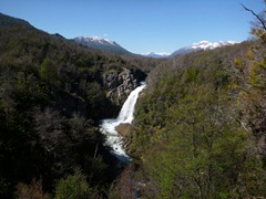 Waterfall in Parque Nacional Nahuel Huapi, Argentina.