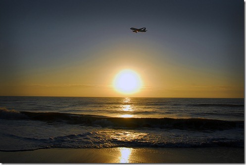 Plane Sunrise