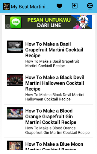 My Best Martini Recipes