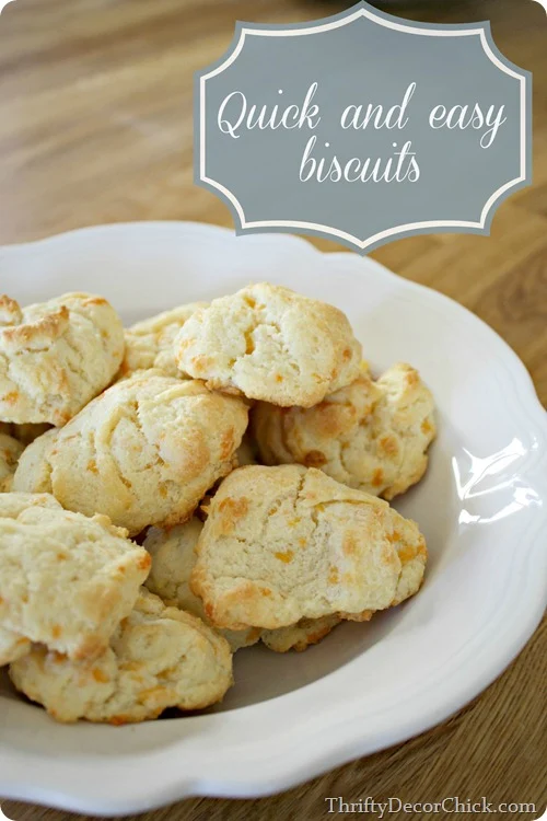 Easy biscuit recipe with cheddar