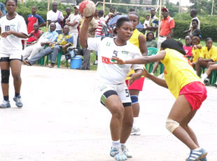 Equipe Hand ball dames de la RDC.