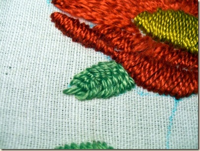 Cretan stitch sepal