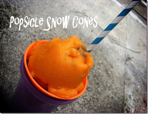 popsicle snow cones
