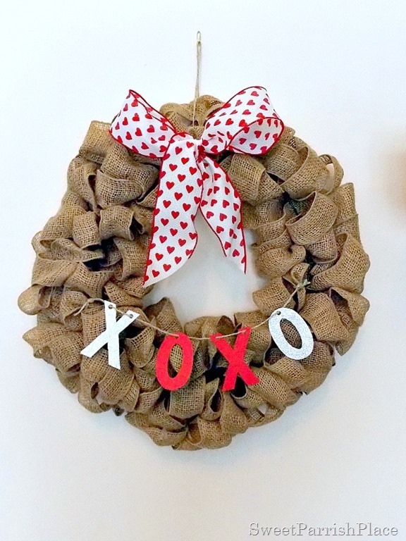 Burlap XOXO wreath3