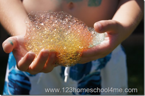 Summer Kids Activity: Blowing Colorful Clouds Summer Kids Activity: Blowing Colorful Clouds