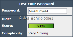 Very Strong Password - Generate Strong Password