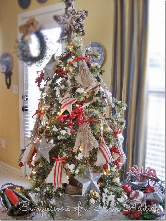 CONFESSIONS OF A PLATE ADDICT A Farmhouse Christmas Tree