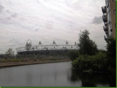 007-1  Entering the Lee Navigation with Olympic Stadium