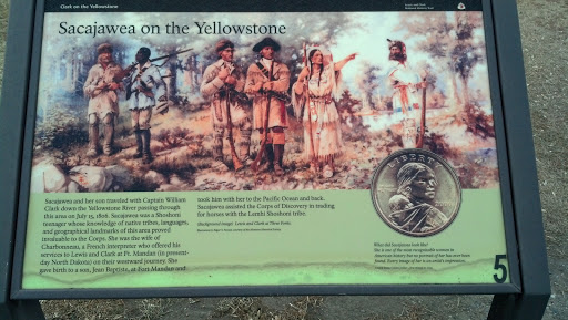Sacajawea on the Yellowstone