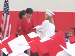 katies graduation getting diploma