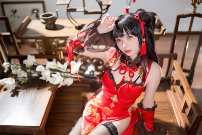 Coser@花铃 时崎狂三旗袍