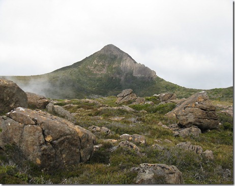 Mount Sarah Jane with cliffs