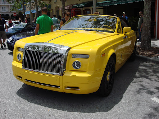 Fux also showed off his Rolls Royce Drophead convertible custom painted 