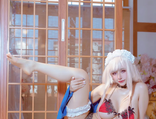 Coser@Byoru Marin Red Lingerie