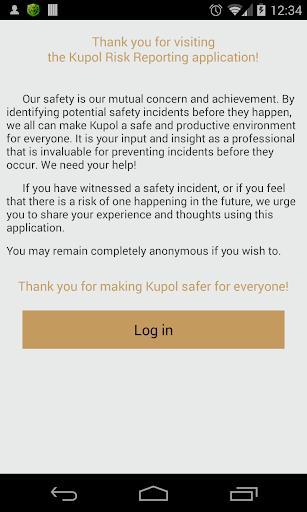 Kupol Risk Reporting