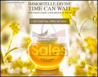 FREE L'Occitane Immortelle Divine Sample Kit 2013 Malaysia Deals Offer Shopping EverydayOnSales