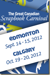2012 Great CDN Scrapbook Carnival - Edmonton& Calgary  Banner_160x 240