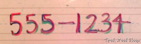 whiteboard rainbow numbers