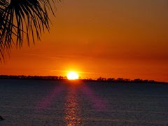 Crystal Beach Florida Sunset