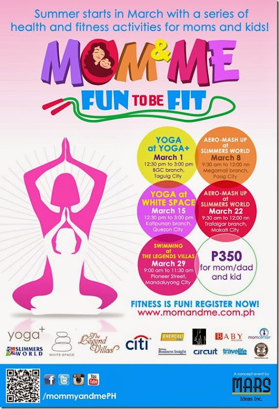 Mom and Me Fun To Be Fit PR Poster