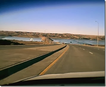 Approaching the Missouri River on December 20, 2003