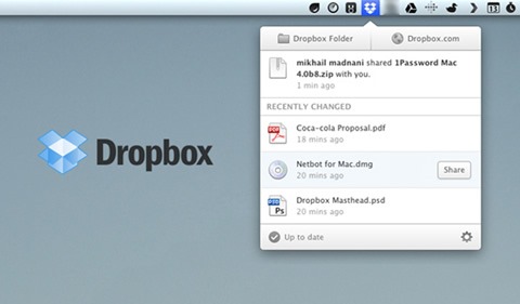 Nueva actualización de Dropbox