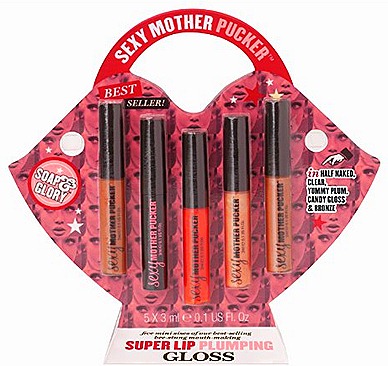 Soap & Glory Give Somebody Lip 5 mini lip plumping gloss Sephora Singapore Holiday  Collection