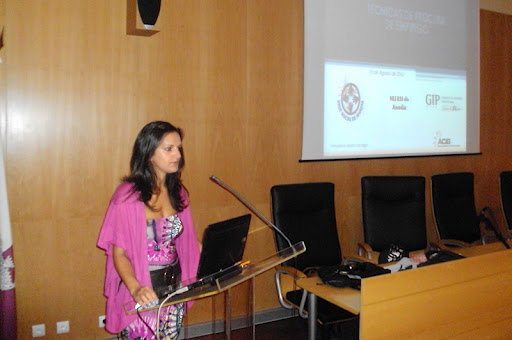Drª Joana Santiago do Gabinete de Inserção Profissional.JPG