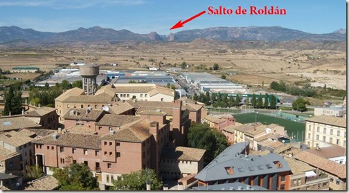Panorámica desde la torre de la Catedral de Huesca - Salto de Roldán