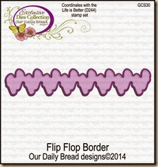 Flip Flop Border Die