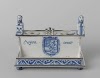 Inkstand with the coats of arms of Leiden, Delft and William III