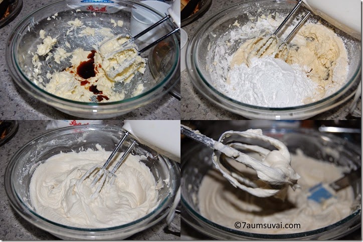 Vanilla butter cream process