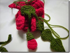 crochet poppy assembly