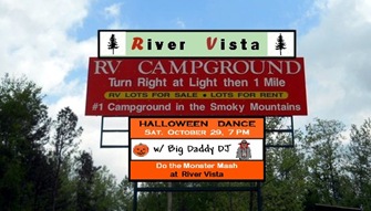 River Vista Halloween Billboard