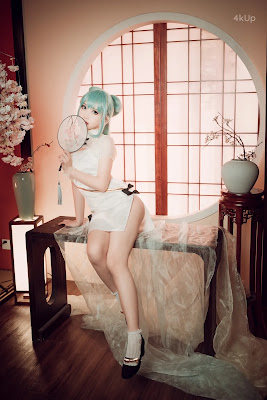 Coser@面饼仙儿 No.096 初音旗袍