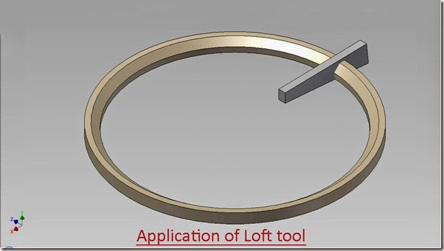 Application of 'Loft' tool Ex.1