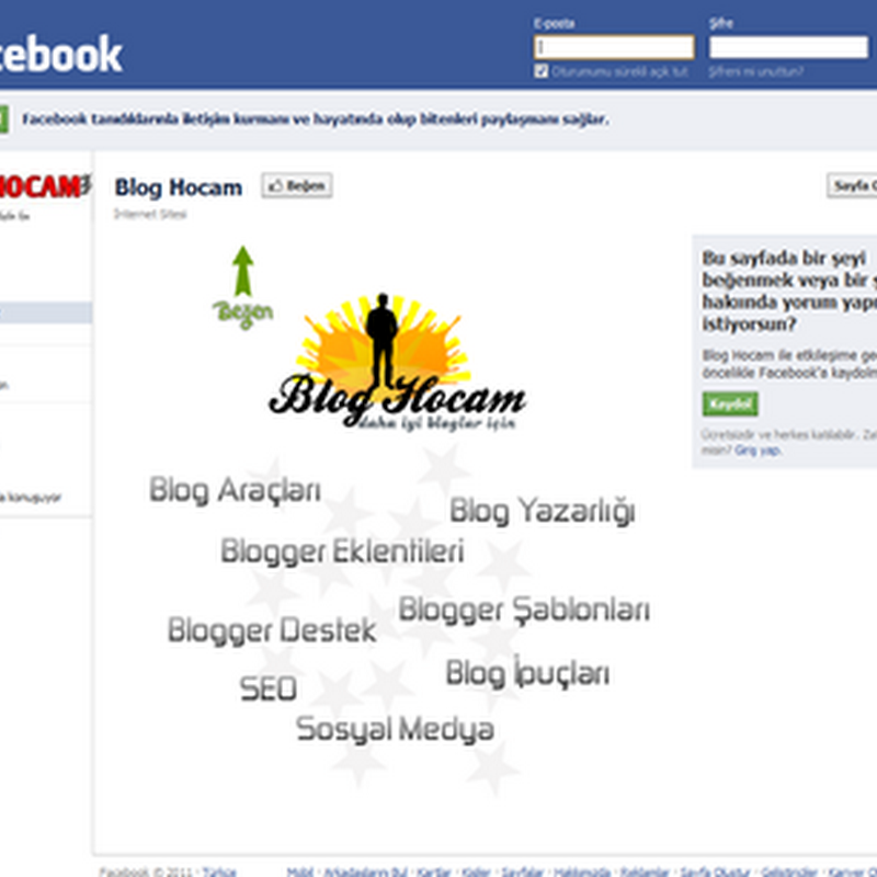 FBML İle Facebook Sayfasına Hoşgeldiniz Sekmesi Ekleme
