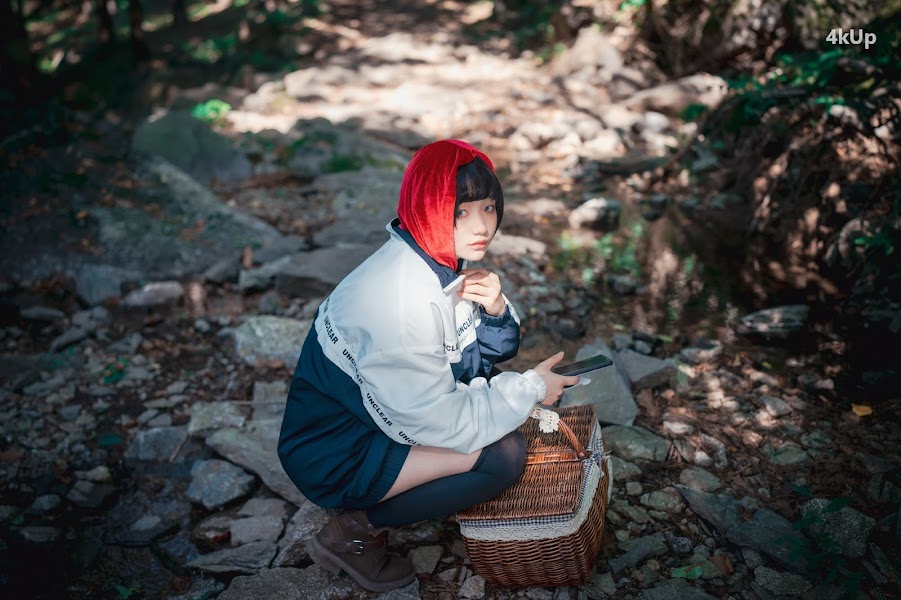 DJAWA Photo – Mimmi (밈미) Naughty Red Hiring Hood