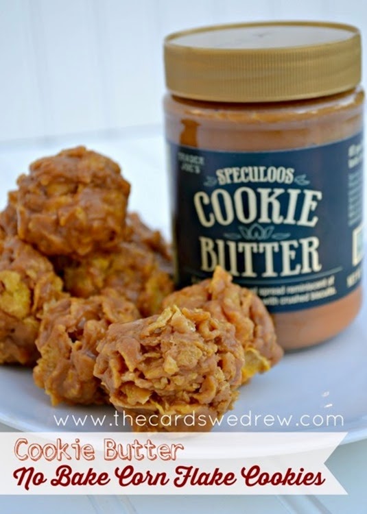 Cookie-Butter-No-Bake-Corn-Flake-Cookies
