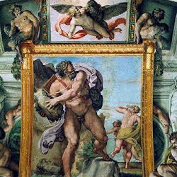 61 - Anibal Carracci - Detalle de la Galeria del Palacio Farnesio (Polifemo lanza una roca)