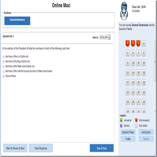 IBPS Clerk ONLINE mock test practice-2 IBPS Clerk ONLINE mock test practice-2