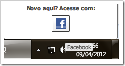 Acesse ICQ com Facebook