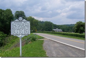 Jackson's Mill marker along Co. Route 10 on Jackson Mill Road