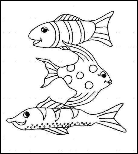 Peces colorear Fishes coloring 15